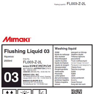 FL003-Z-2L Flushing Liquid 03 2L Pack