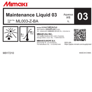 ML003-Z-BA Maintenance Liquid 03 (1L bottle)